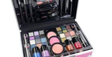 Maletín de maquillaje Bon Voyage rosa