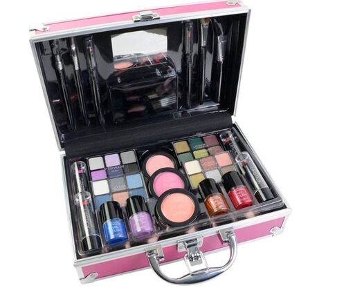 Maletín de maquillaje Bon Voyage rosa